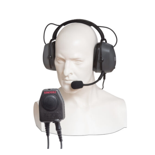 Collection of Entel CHPDDT9 Heavy Duty Double ear-cup ear defender with boom microphone in a gallery layout